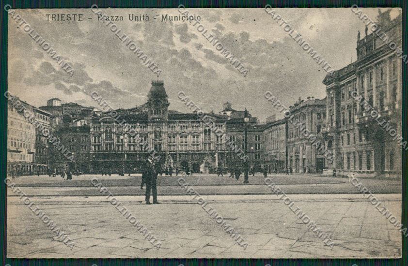 Trieste Città Municipio cartolina ZC0285 – fronte