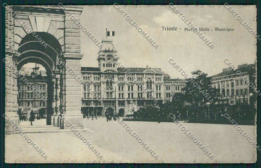Trieste Città Municipio cartolina ZC0286 – fronte