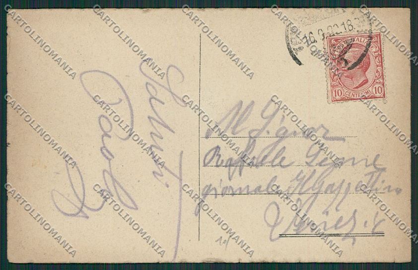 Trieste Città Municipio cartolina ZC0286 – retro