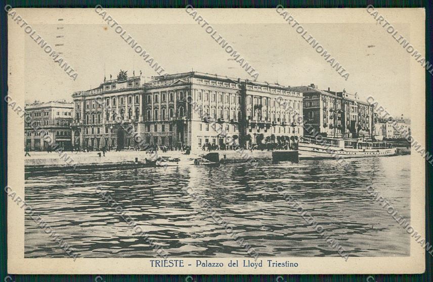 Trieste Città Palazzo del Lloyd cartolina ZC0292 – fronte