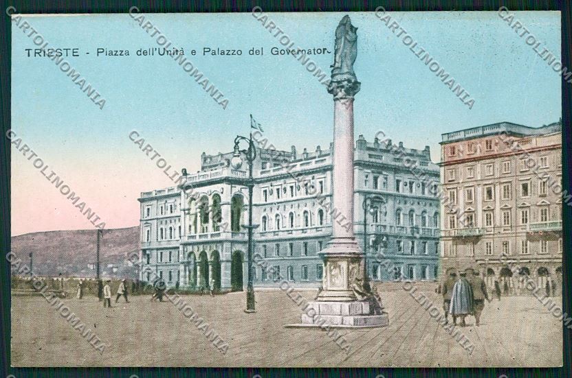 Trieste Città Palazzo del Governatore cartolina ZC0305 – fronte