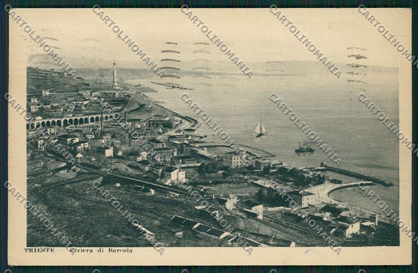 Trieste Barcola cartolina ZC0311 – fronte