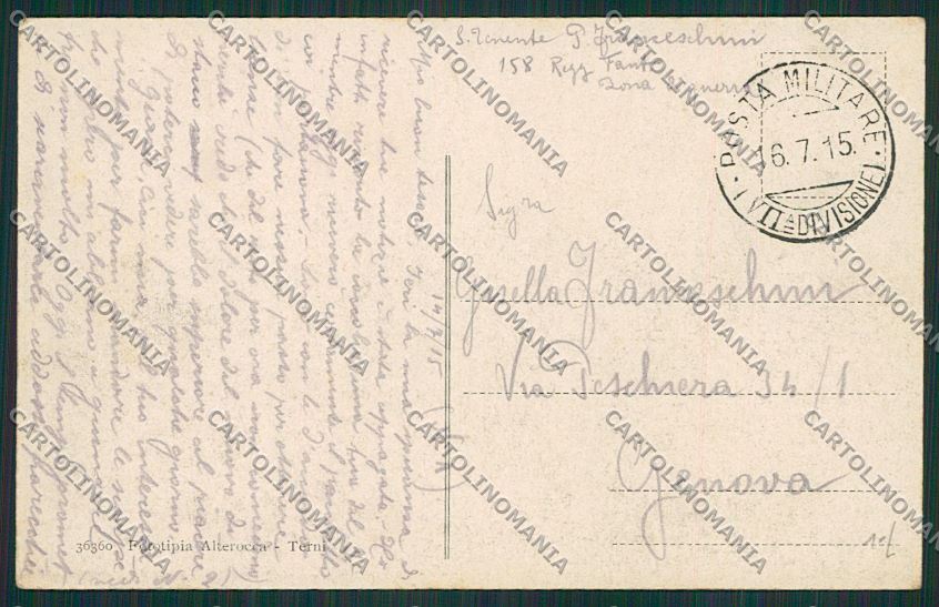 Trieste Città cartolina ZC0349 – retro