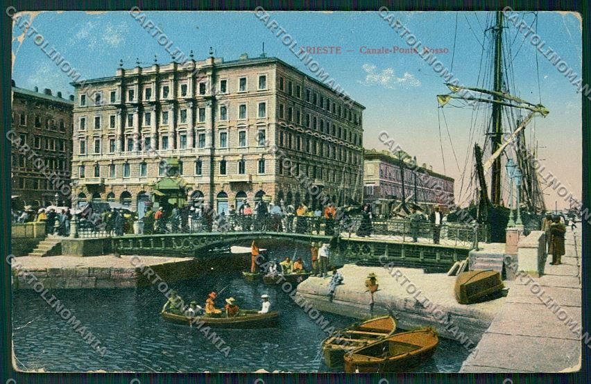 Trieste Città PIEGHE cartolina ZC0355 – fronte