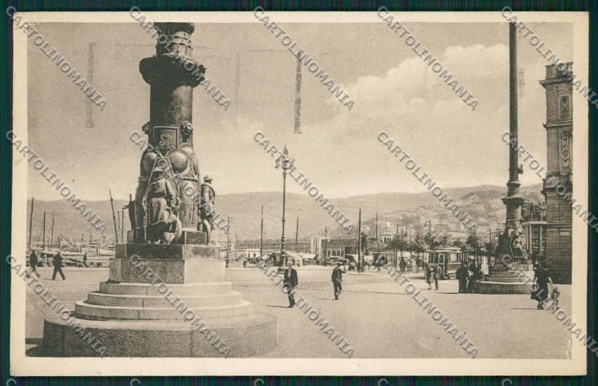 Trieste Città Pili ai Caduti Automobilisti cartolina ZC0373 – fronte