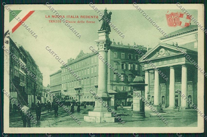 Trieste Città PIEGHINA cartolina ZC0395 – fronte