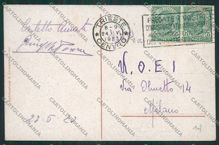 Trieste Città cartolina ZC0403 – retro