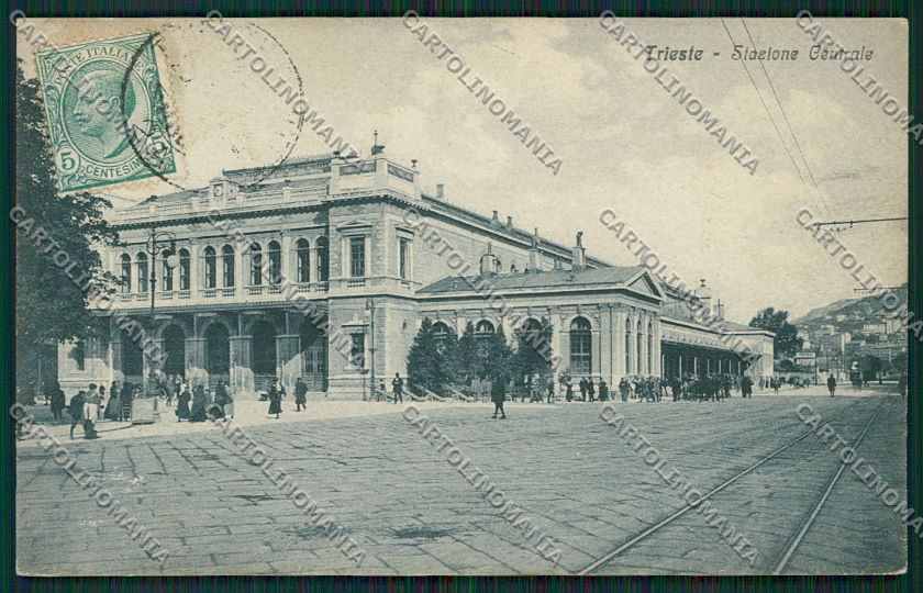 Trieste Città Stazione Centrale cartolina ZC0416 – fronte