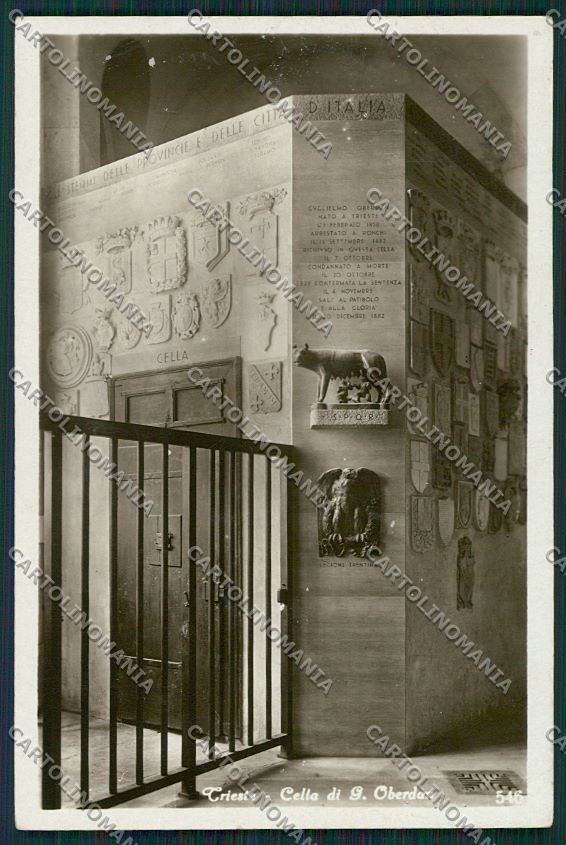 Trieste Città Cella Guglielmo Oberdan Foto cartolina ZC0473 – fronte