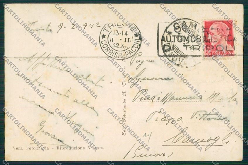Trieste Città Cella Guglielmo Oberdan Foto cartolina ZC0473 – retro