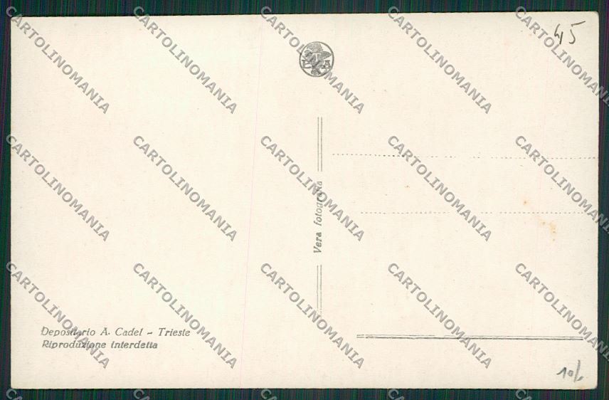 Trieste Città Foto cartolina ZC0486 – retro