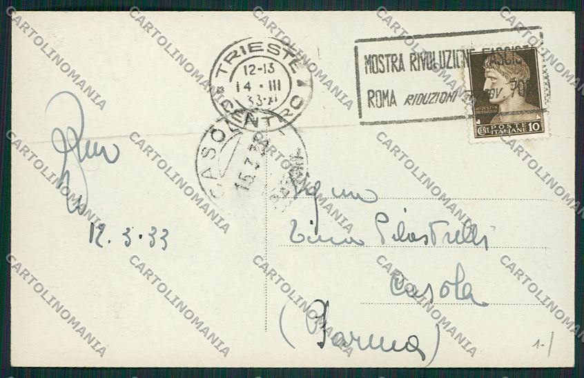 Trieste Città Foto cartolina ZC0499 – retro