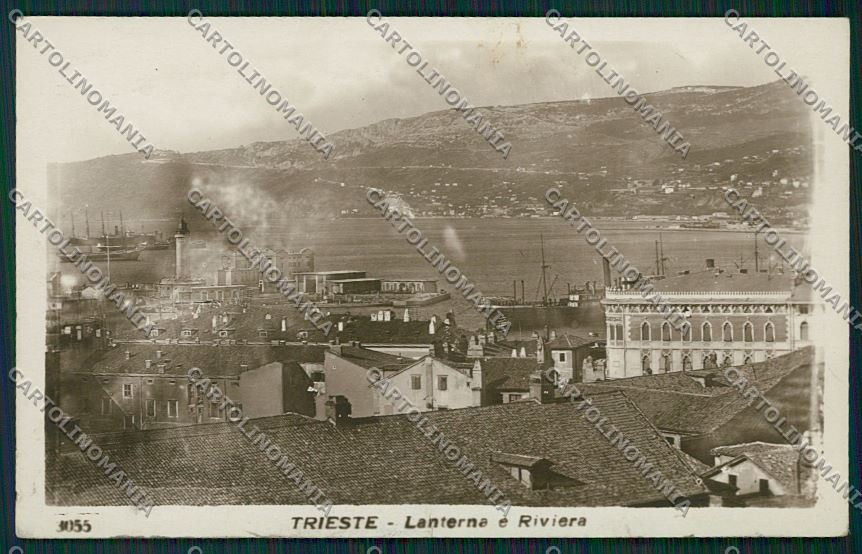 Trieste Città Lanterna Foto STRAPPINO cartolina ZC0508 – fronte