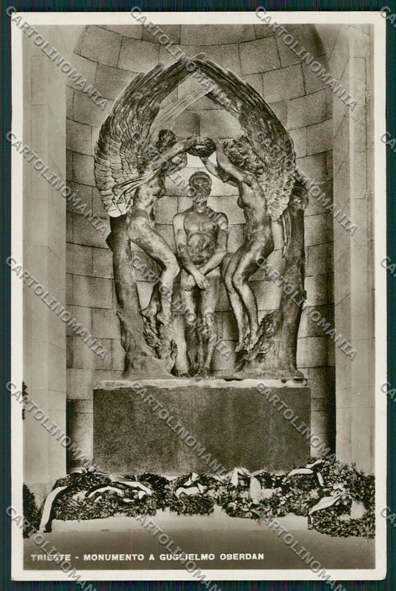 Trieste Città Monumento Guglielmo Oberdan Foto cartolina ZC0528 – fronte