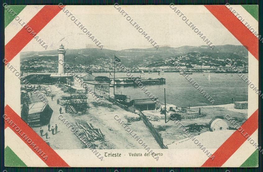 Trieste Città PIEGHINA cartolina ZC0531 – fronte