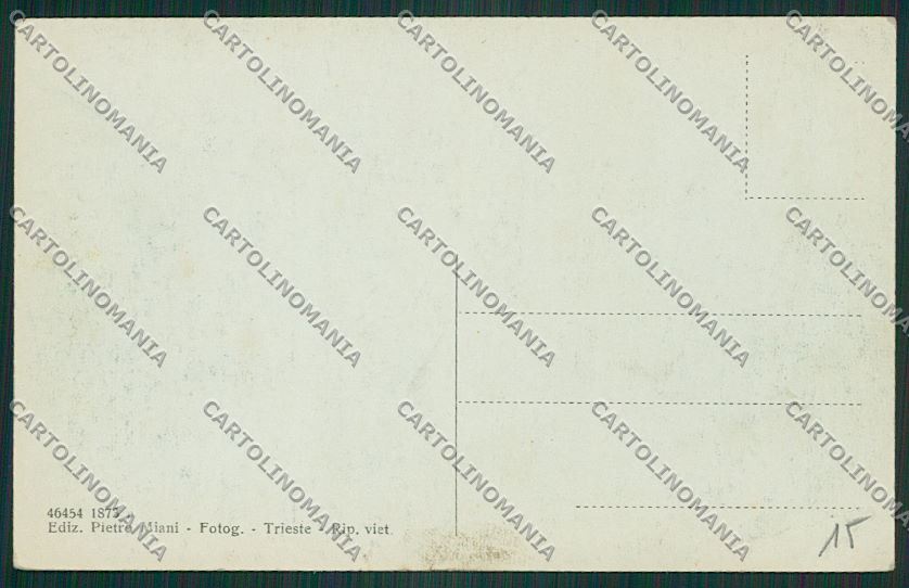 Trieste Città Palazzo delle Poste e Telegrafi cartolina ZC0534 – retro