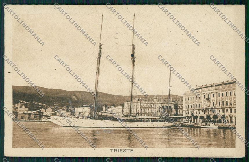 Trieste Città Veliero cartolina ZC0554 – fronte