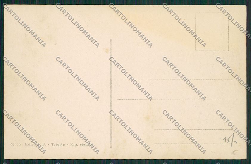 Trieste Città Tram SCOLLATA cartolina ZC0572 – retro
