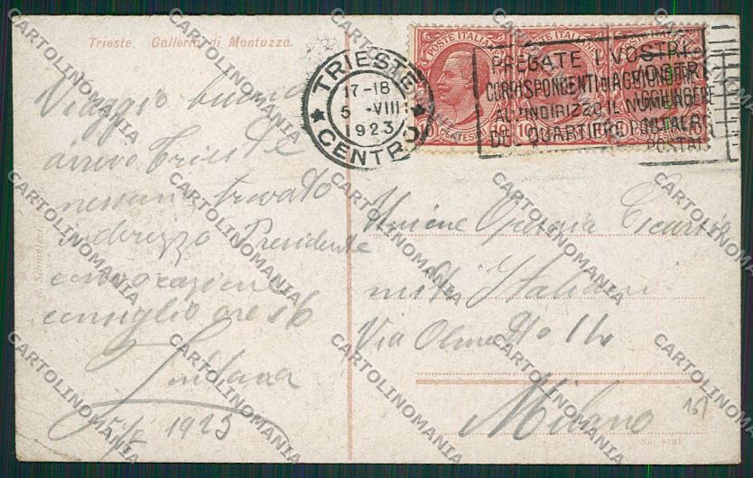 Trieste Città cartolina ZC0602 – retro