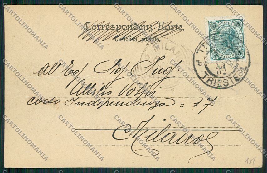 Trieste Città cartolina ZC0620 – retro