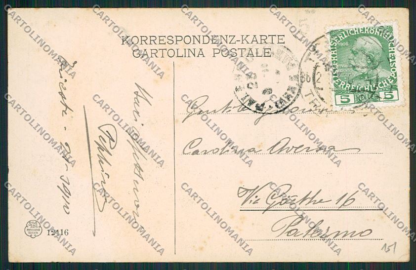 Trieste Città cartolina ZC0621 – retro