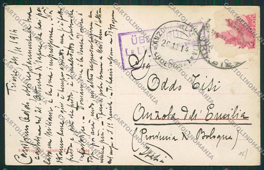Trieste Città cartolina ZC0633 – retro