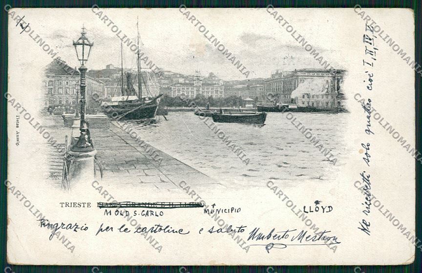 Trieste Città Veliero cartolina ZC0638 – fronte