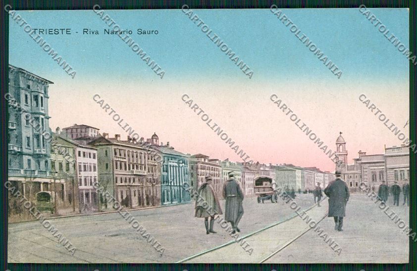Trieste Città SCOLLATA cartolina ZC0644 – fronte