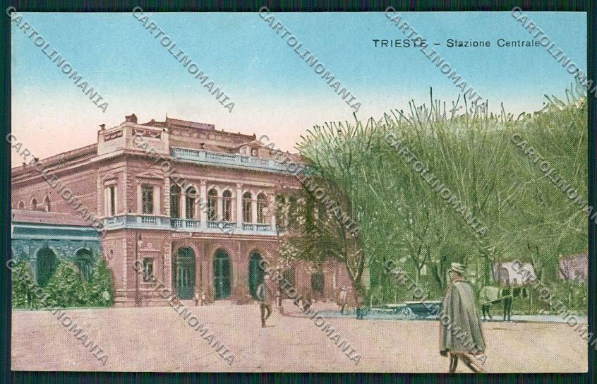 Trieste Città Stazione Centrale cartolina ZC0646 – fronte
