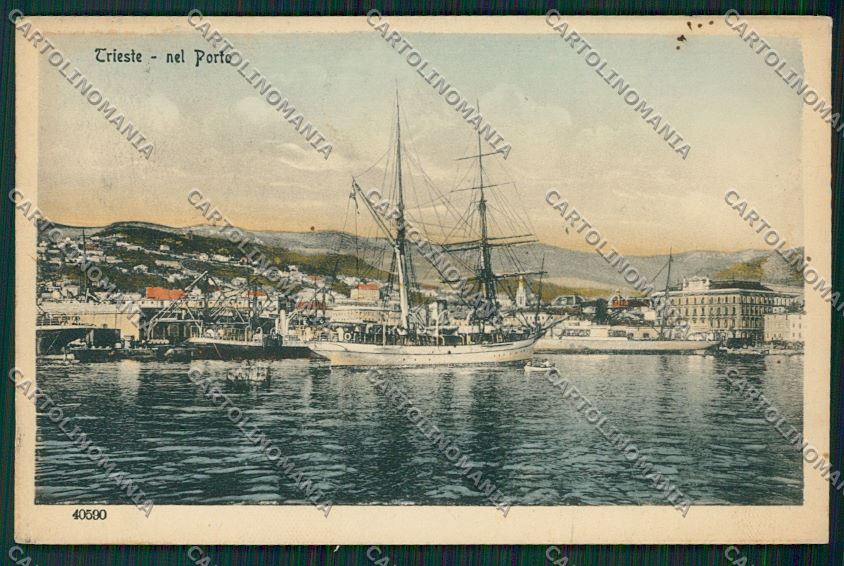Trieste Città Veliero cartolina ZC0656 – fronte