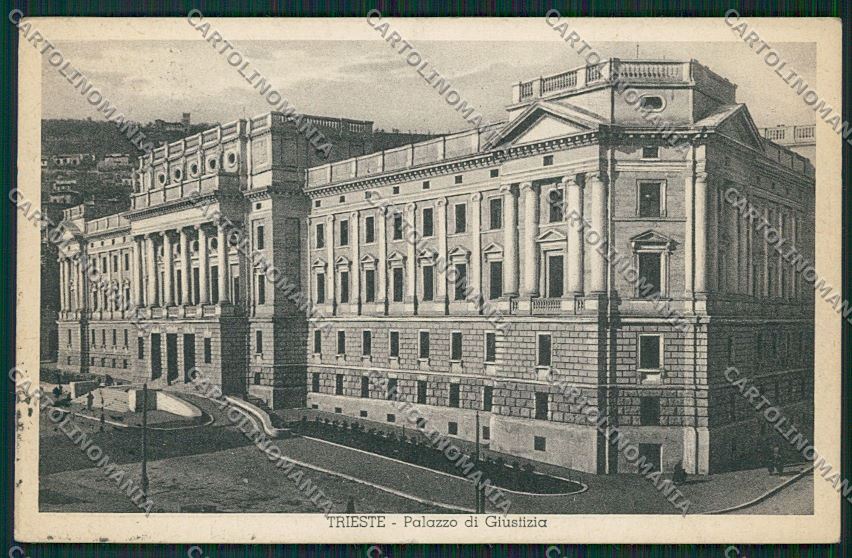 Trieste Città Palazzo di Giustizia cartolina ZC0661 – fronte