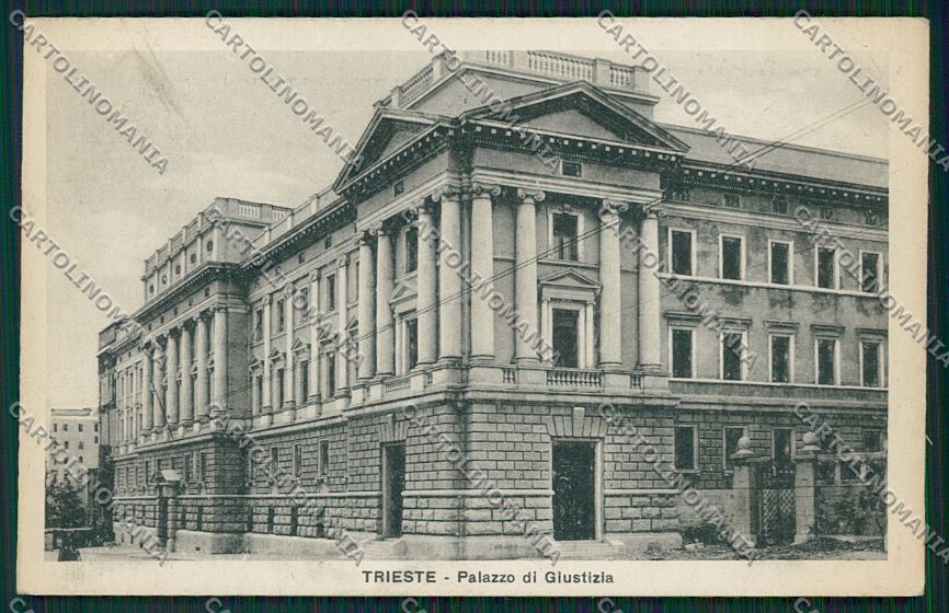 Trieste Città Palazzo di Giustizia cartolina ZC0662 – fronte