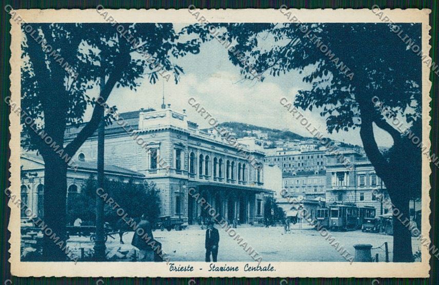 Trieste Città Stazione Centrale cartolina ZC0665 – fronte