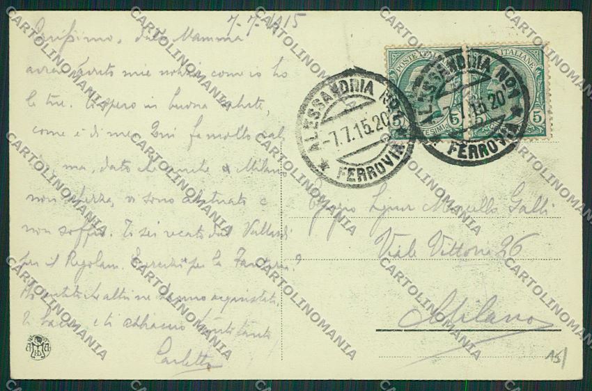 Trieste Città Palazzo della Luogotenenza cartolina ZC0682 – retro