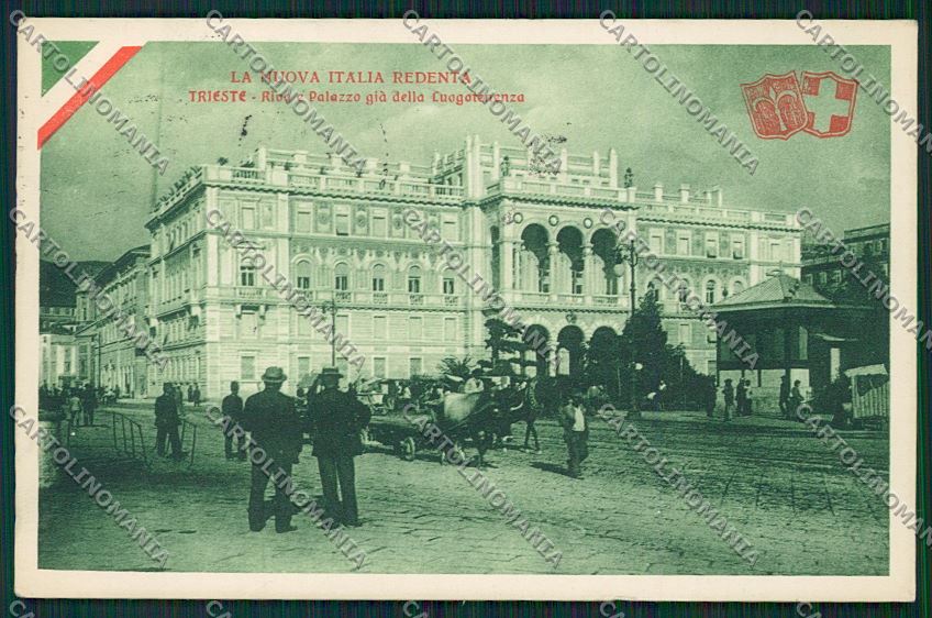 Trieste Città Palazzo della Luogotenenza cartolina ZC0683 – fronte