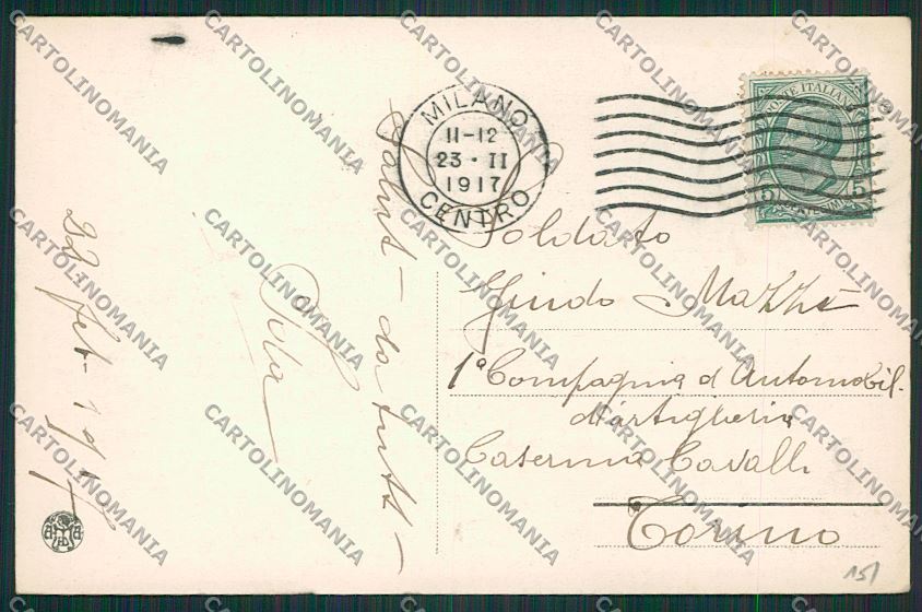 Trieste Città Palazzo della Luogotenenza cartolina ZC0683 – retro