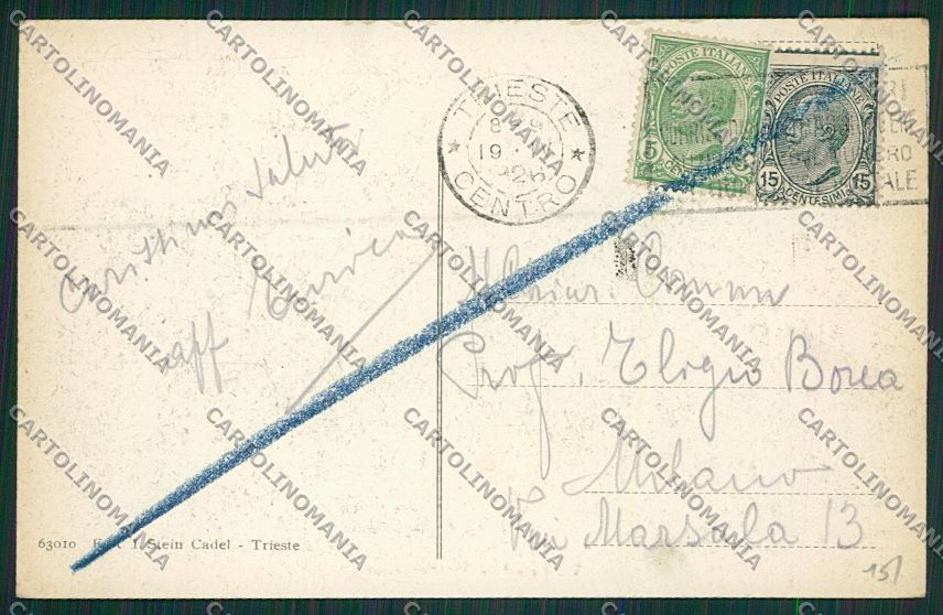 Trieste Città cartolina ZC0690 – retro