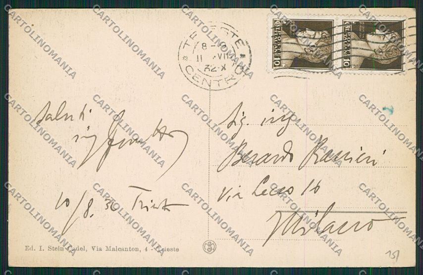 Trieste Città cartolina ZC0701 – retro