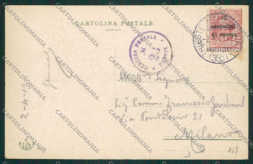 Trieste Città cartolina ZC0710 – retro