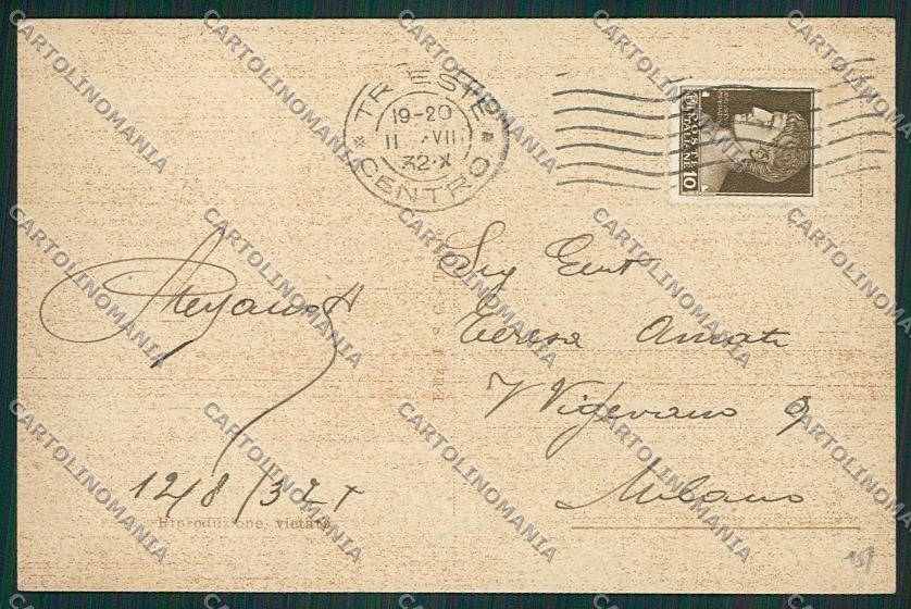 Trieste Città cartolina ZC0711 – retro