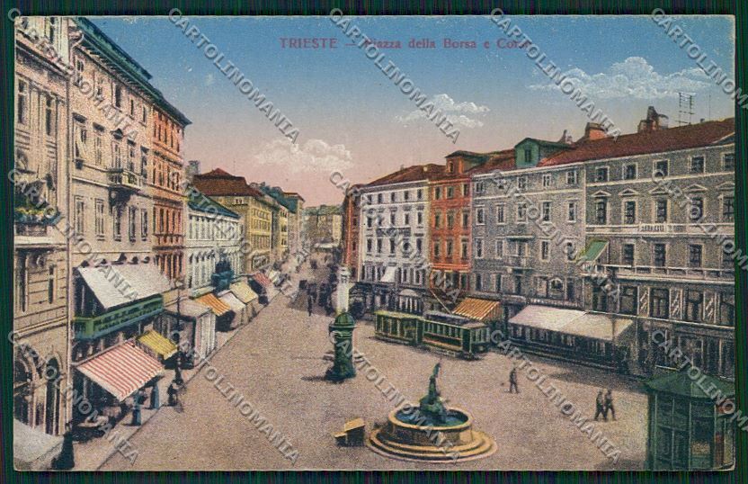 Trieste Città Tram cartolina ZC0718 – fronte