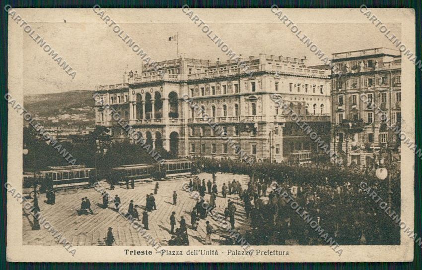 Trieste Città Palazzo della Prefettura FORO cartolina ZC0725 – fronte