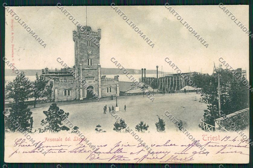 Trieste Città Arsenale del Lloyd cartolina ZC0731 – fronte