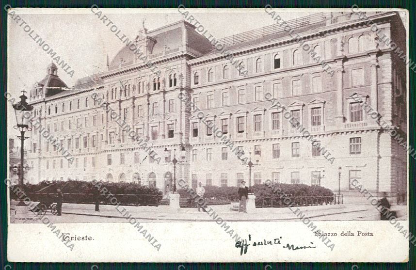 Trieste Città Palazzo delle Poste cartolina ZC0734 – fronte