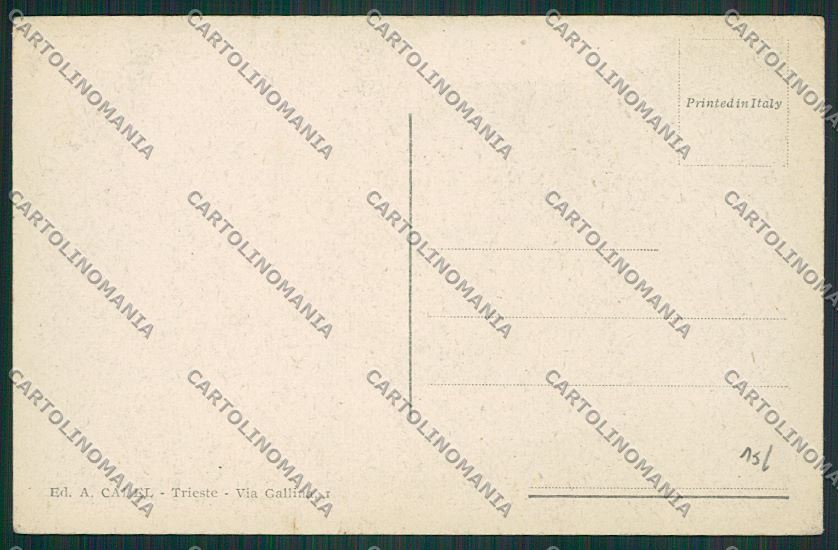 Trieste Città cartolina ZC0737 – retro