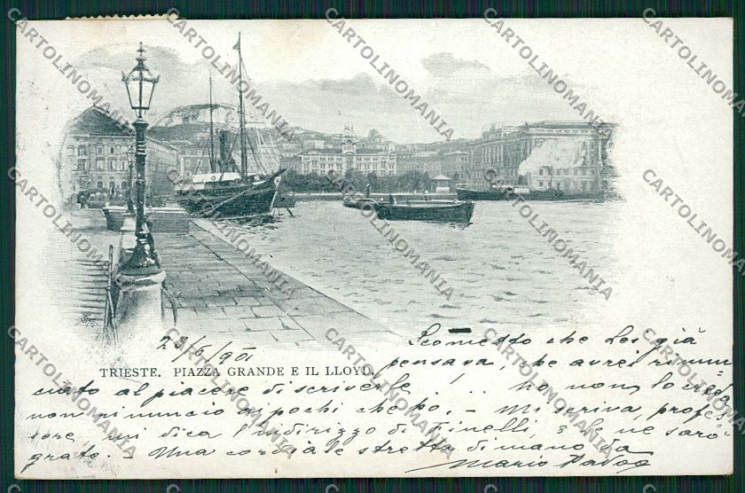 Trieste Città Palazzo del Lloyd cartolina ZC0739 – fronte