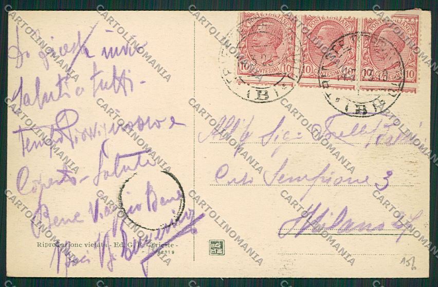 Trieste Città cartolina ZC0741 – retro