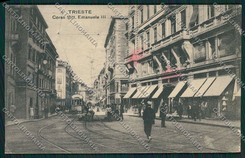 Trieste Città SCOLLATA MACCHIE cartolina ZC0762 – fronte