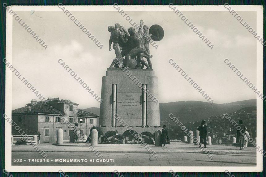 Trieste Città Monumento ai Caduti Foto cartolina ZC0805 – fronte