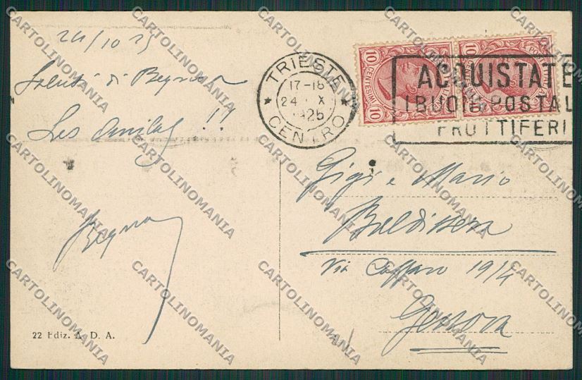 Trieste Città cartolina ZC0832 – retro